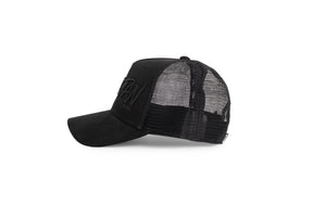 Spartan Suedette Trucker- Black