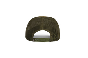 Spartan Suedette Trucker- Olive